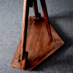 Brown Restraint Bondage Cross with Adjustable Hardware - Image 15