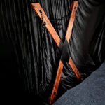 Brown Restraint Bondage Cross with Adjustable Hardware - Image 14