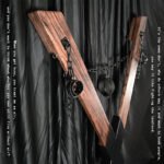 Brown Restraint Bondage Cross with Adjustable Hardware - Image 13