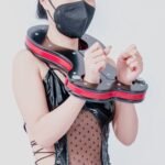 Black Restraint Collar with Adjustable Locking Mechanism - Image 8