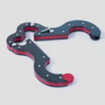 Black Restraint Collar with Adjustable Locking Mechanism - Image 6