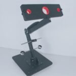 Black Adjustable Bondage Submission Frame with Multi-Angle Positioning - Image 4