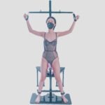 Black Adjustable Suspension Bondage Rack with Restraint System - Image 25