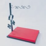 Red Restraint Submission Platform with Candle Holders - Image 5