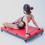 Red Flexible Restraint Play Mat with Adjustable Straps - Image 5