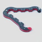 Black Restraint Pleasure Board with Adjustable Openings - Image 6