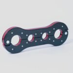 Black Restraint Pleasure Board with Adjustable Openings - Image 5