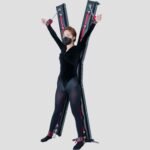 Black Restraint Cross with Adjustable Straps - Image 7