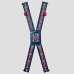 Black Restraint Cross with Adjustable Straps - Image 5