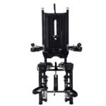Black Adjustable Restraint Throne with Overhead Attachment - Image 3