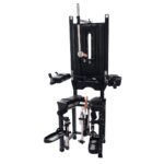 Black Adjustable Restraint Throne with Overhead Attachment - Image 9