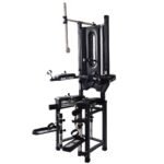 Black Adjustable Restraint Throne with Overhead Attachment - Image 8