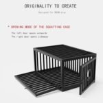 Black Squatting Restraint Cage with Access Port - Image 19