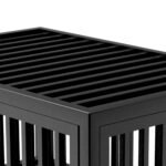 Black Squatting Restraint Cage with Access Port - Image 6