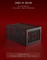 Black Squatting Restraint Cage with Access Port - Image 8