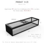 Black Restraint Cage for Bondage Play with Access Port - Image 7