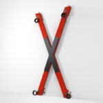 Red Restraint X-Frame - Versatile Bondage Support Stand - Image 3