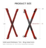Red Restraint X-Frame - Versatile Bondage Support Stand - Image 14