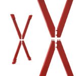 Red Restraint X-Frame - Versatile Bondage Support Stand - Image 4