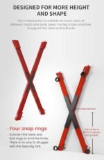 Red Restraint X-Frame - Versatile Bondage Support Stand - Image 6