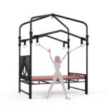 Red Suspension Bondage Frame with Adjustable Swing - Image 7