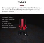 Red Restraint BDSM Chair with Adjustable Bindings - Image 13