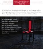 Red Restraint BDSM Chair with Adjustable Bindings - Image 6