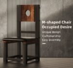 Red Restraint BDSM Chair with Adjustable Bindings - Image 5