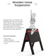 Black and Red Spanking Bench with Adjustable Height - Image 21