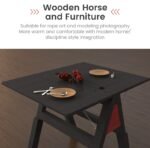 Black and Red Spanking Bench with Adjustable Height - Image 16