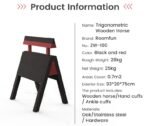 Black and Red Spanking Bench with Adjustable Height - Image 14