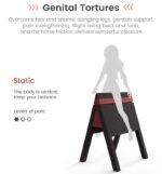 Black and Red Spanking Bench with Adjustable Height - Image 12