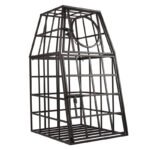 Black Restraint Cage with Visibility Features - Image 9