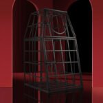 Black Restraint Cage with Visibility Features - Image 3