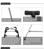 Silver Adjustable Swing Frame for Sensual Play - Image 5