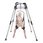 Silver Adjustable Swing Frame for Sensual Play