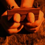 Brown Adjustable Bondage Clamp - Image 19