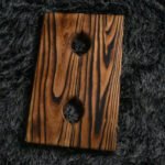 Dark Wood Bondage Board with Dual Restraint Openings - Image 17