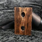 Dark Wood Bondage Board with Dual Restraint Openings - Image 15
