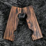 Dark Wood Bondage Board with Dual Restraint Openings - Image 12