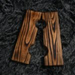 Dark Wood Bondage Board with Dual Restraint Openings - Image 10