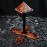 Black Adjustable Spanking Stool with Restraint Features - Image 2