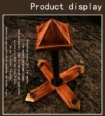 Black Adjustable Spanking Stool with Restraint Features - Image 15