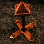 Black Adjustable Spanking Stool with Restraint Features - Image 12