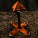 Black Adjustable Spanking Stool with Restraint Features - Image 11