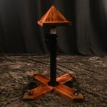 Black Adjustable Spanking Stool with Restraint Features - Image 10