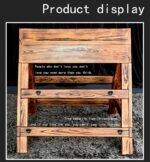 Brown Bondage Bench with Adjustable Restraints - Image 7