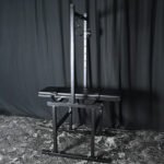 Black Adjustable Bondage Play Bench with Sex Machine - Image 12
