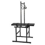 Black Adjustable Bondage Play Bench with Sex Machine