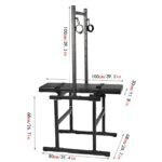 Black Adjustable Bondage Play Bench with Sex Machine - Image 9